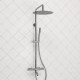 Приобрести Душевая система WasserKRAFT A188.116.137.087.CH Thermo с термостатом Хром в магазине сантехники Santeh-Crystal.ru