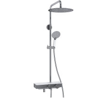 Душевая система WasserKRAFT A113.116.058.CH Thermo с термостатом Хром Белая