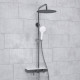 Приобрести Душевая система WasserKRAFT A113.116.155.CH Thermo с термостатом Хром Белая в магазине сантехники Santeh-Crystal.ru
