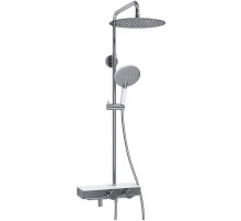 Душевая система WasserKRAFT A113.116.059.CH Thermo с термостатом Хром Белая