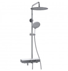 Душевая система WasserKRAFT A113.116.059.CH Thermo с термостатом Хром Белая