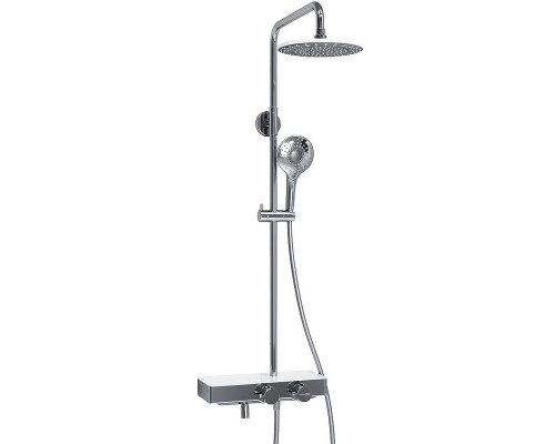 Приобрести Душевая система WasserKRAFT A113.067.101.CH Thermo с термостатом Хром Белая в магазине сантехники Santeh-Crystal.ru