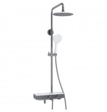 Душевая система WasserKRAFT A113.067.155.CH Thermo с термостатом Хром Белая