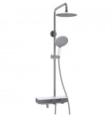 Душевая система WasserKRAFT A113.067.059.CH Thermo с термостатом Хром Белая
