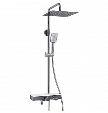 Душевая система WasserKRAFT A113.118.126.CH Thermo с термостатом Хром Белая