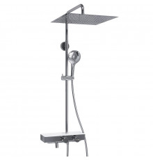 Душевая система WasserKRAFT A113.119.101.CH Thermo с термостатом Хром Белая