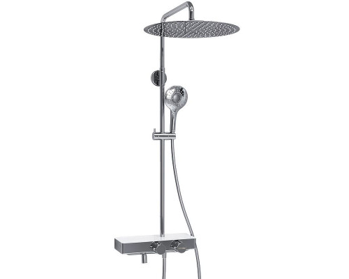 Заказать Душевая система WasserKRAFT A113.117.101.CH Thermo с термостатом Хром Белая в магазине сантехники Santeh-Crystal.ru