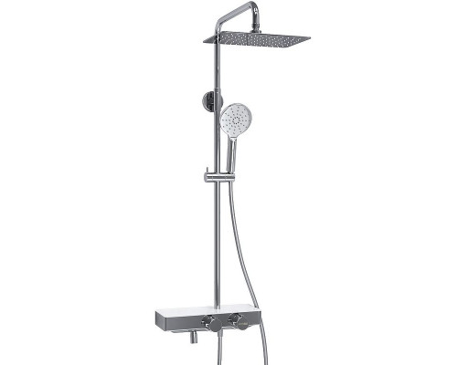 Купить Душевая система WasserKRAFT A113.069.127.CH Thermo с термостатом Хром Белая в магазине сантехники Santeh-Crystal.ru