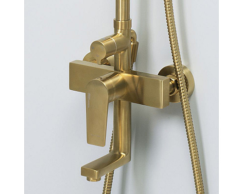 Купить Душевая система WasserKRAFT A155.259.201.BG Золото матовое в магазине сантехники Santeh-Crystal.ru