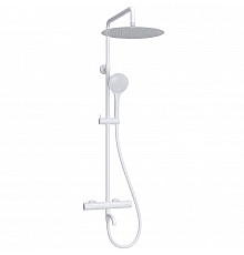 Душевая система WasserKRAFT A188.161.155.WM Thermo с термостатом Белый матовый