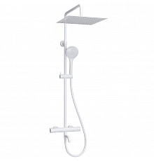 Душевая система WasserKRAFT A188.163.155.WM Thermo с термостатом Белый матовый