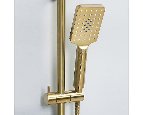 Приобрести Душевая система WasserKRAFT A155.198.201.BG Золото матовое в магазине сантехники Santeh-Crystal.ru
