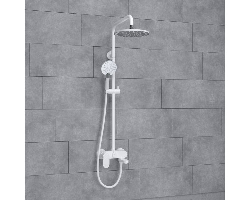 Купить Душевая система WasserKRAFT A185.067.058.WM Белая матовая в магазине сантехники Santeh-Crystal.ru