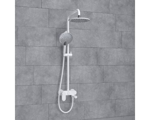 Заказать Душевая система WasserKRAFT A185.067.059.WM Белая матовая в магазине сантехники Santeh-Crystal.ru