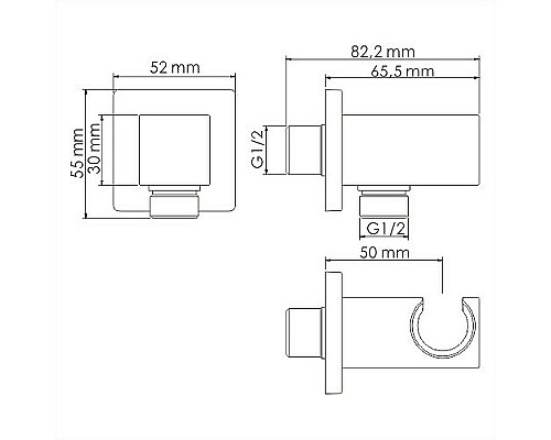 Заказать Душевая система WasserKRAFT A178644 Thermo с термостатом Хром в магазине сантехники Santeh-Crystal.ru