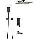 Купить Душевая система WasserKRAFT A172071 Черная матовая в магазине сантехники Santeh-Crystal.ru