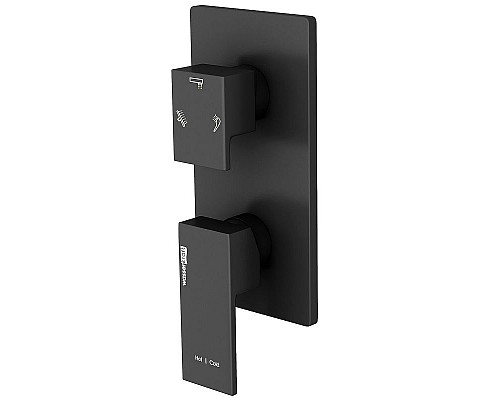 Купить Душевая система WasserKRAFT A172071 Черная матовая в магазине сантехники Santeh-Crystal.ru