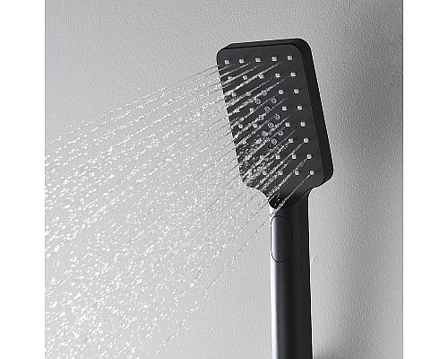 Купить Душевая система WasserKRAFT A172071 Черная матовая в магазине сантехники Santeh-Crystal.ru