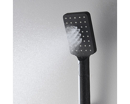 Купить Душевая система WasserKRAFT A172071 Черная матовая в магазине сантехники Santeh-Crystal.ru