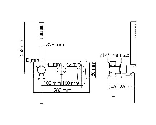 Заказать Душевая система WasserKRAFT A16116 Хром в магазине сантехники Santeh-Crystal.ru