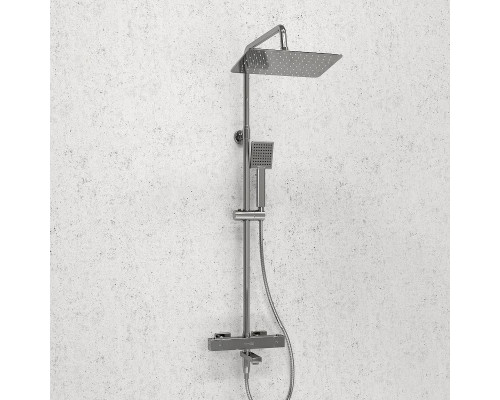 Купить Душевая система WasserKRAFT A199.069.141.010.CH Thermo с термостатом Хром в магазине сантехники Santeh-Crystal.ru