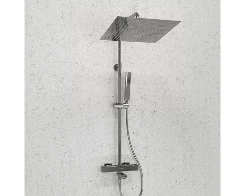 Купить Душевая система WasserKRAFT A199.119.103.010.CH Thermo с термостатом Хром в магазине сантехники Santeh-Crystal.ru