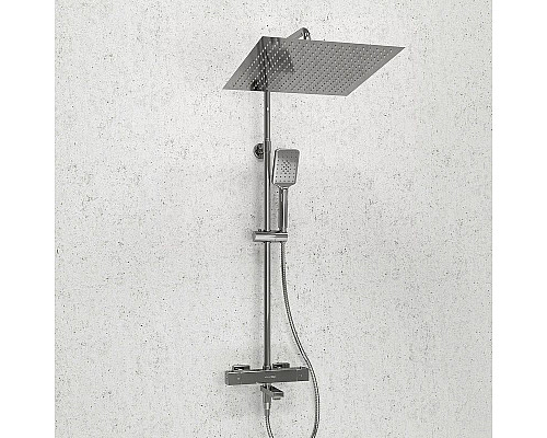 Приобрести Душевая система WasserKRAFT A199.119.126.010.CH Thermo с термостатом Хром в магазине сантехники Santeh-Crystal.ru