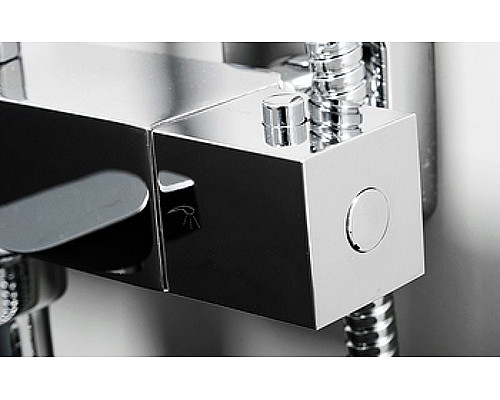 Приобрести Душевая система WasserKRAFT A199.119.141.010.CH Thermo с термостатом Хром в магазине сантехники Santeh-Crystal.ru