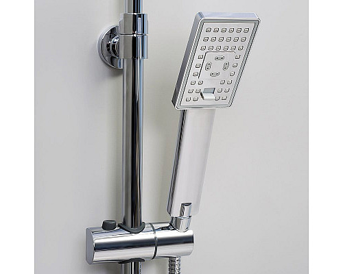 Купить Душевая система WasserKRAFT A15502 с термостатом Хром в магазине сантехники Santeh-Crystal.ru
