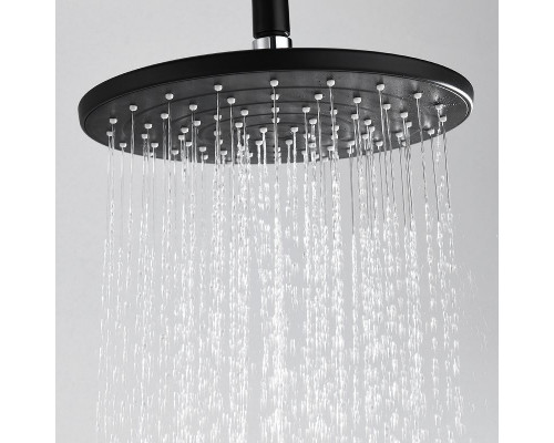 Заказать Верхний душ WasserKRAFT A077 Черный матовый в магазине сантехники Santeh-Crystal.ru