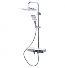 Душевая система WasserKRAFT Thermo A11301 с термостатом Хром Белая
