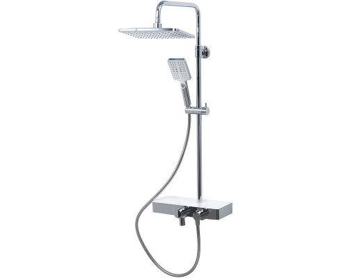 Купить Душевая система WasserKRAFT Thermo A11301 с термостатом Хром Белая в магазине сантехники Santeh-Crystal.ru