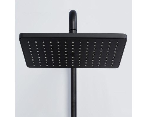 Заказать Душевая система WasserKRAFT Thermo A11401 с термостатом Черная матовая Хром в магазине сантехники Santeh-Crystal.ru