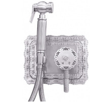 Гигиенический душ со смесителем ZorG Antic A116BD-SL Серебро