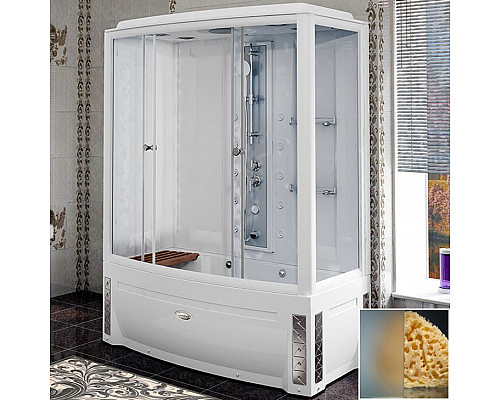 Santeh-Crystal.ru: Душевой бокс Radomir Элис 1 168x85 L 1-04-1-1-4-0951 профиль Белый стекло матовое Купить Душевой бокс Radomir Элис 1 168x85 L 1-04-1-1-4-0951 профиль Белый стекло матовое в магазине сантехники Santeh-Crystal.ru