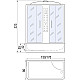 Приобрести Душевой бокс River Dunay 170x80 ТН 10000001473 с поддоном в магазине сантехники Santeh-Crystal.ru
