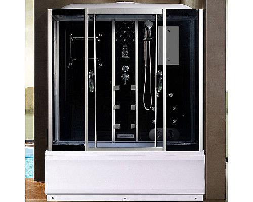 Купить Душевой бокс River Wisla 170x80 ТН 10000002110 с поддоном в магазине сантехники Santeh-Crystal.ru