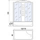 Купить Душевой бокс River Wisla 170x80 ТН 10000002110 с поддоном в магазине сантехники Santeh-Crystal.ru