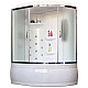 Заказать Душевой бокс Royal Bath ALP 170х100 RB170ALP-C-CH-L с гидромассажем стекло матовое задняя стенка Белая в магазине сантехники Santeh-Crystal.ru