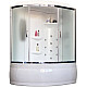 Приобрести Душевой бокс Royal Bath ALP 170х100 RB170ALP-C-CH-R с гидромассажем стекло матовое задняя стенка Белая в магазине сантехники Santeh-Crystal.ru