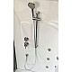 Приобрести Душевой бокс Royal Bath ALP 170х100 RB170ALP-C-CH-R с гидромассажем стекло матовое задняя стенка Белая в магазине сантехники Santeh-Crystal.ru