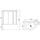 Заказать Душевой бокс Royal Bath ALP 150x100 RB150ALP-C-L с гидромассажем в магазине сантехники Santeh-Crystal.ru