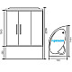 Заказать Душевой бокс Royal Bath ALP 150x100 RB150ALP-C-R с гидромассажем в магазине сантехники Santeh-Crystal.ru