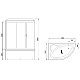 Заказать Душевой бокс Royal Bath ALP 150x100 RB150ALP-T-L с гидромассажем в магазине сантехники Santeh-Crystal.ru