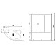 Заказать Душевой бокс Royal Bath ALP 150x100 RB150ALP-T-R с гидромассажем в магазине сантехники Santeh-Crystal.ru