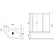 Заказать Душевой бокс Royal Bath ALP 170x100 RB170ALP-C-R с гидромассажем в магазине сантехники Santeh-Crystal.ru