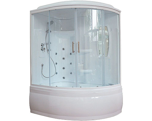 Купить Душевой бокс Royal Bath ALP 170x100 RB170ALP-T-L с гидромассажем в магазине сантехники Santeh-Crystal.ru