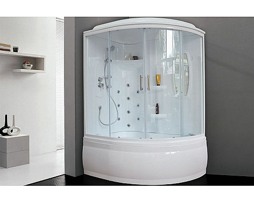 Купить Душевой бокс Royal Bath ALP 170x100 RB170ALP-T-L с гидромассажем в магазине сантехники Santeh-Crystal.ru