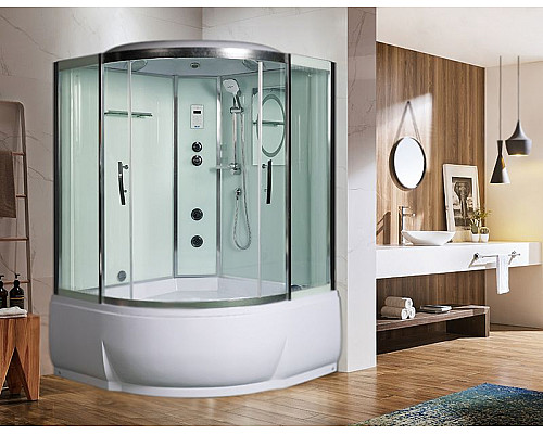 Santeh-Crystal.ru: Душевой бокс WeltWasser WW500 Emmer 13555 135x135 10000003290 профиль Хром стекло прозрачное Приобрести Душевой бокс WeltWasser WW500 Emmer 13555 135x135 10000003290 профиль Хром стекло прозрачное в магазине сантехники Santeh-Crystal.ru