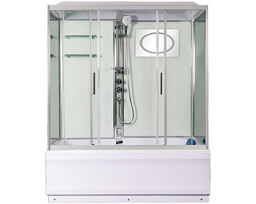 Santeh-Crystal.ru: Душевой бокс WeltWasser WW500 Emmer 170/85/55-2 170х85 10000004660 профиль Хром стекло прозрачное Приобрести Душевой бокс WeltWasser WW500 Emmer 170/85/55-2 170х85 10000004660 профиль Хром стекло прозрачное в магазине сантехники Santeh-Crystal.ru